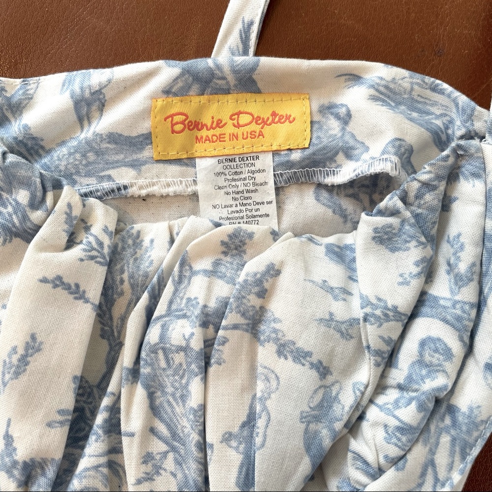 50s Bernie Dexter “Paris” Toile Swing Sundress S - Picture 11 of 12